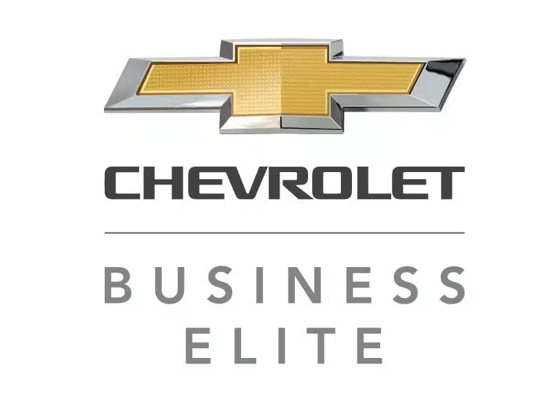 Chevrolet Business Elite logo featuring the iconic gold and silver bowtie emblem above the text "Chevrolet" and "Business Elite," representing professional-grade vehicles and services for businesses.
